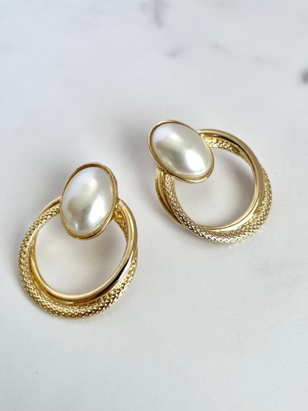 Door Knocker Hoop Earrings